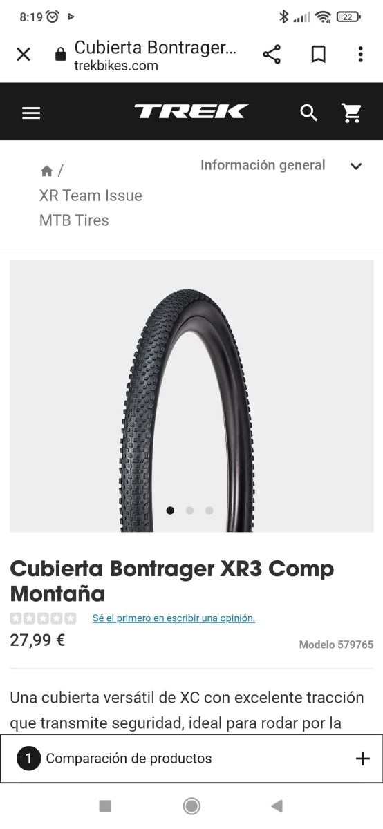 par cubiertas bicicleta Trek 29"