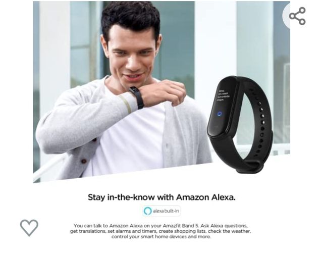 RELOJ AMAZFIT BAND 5