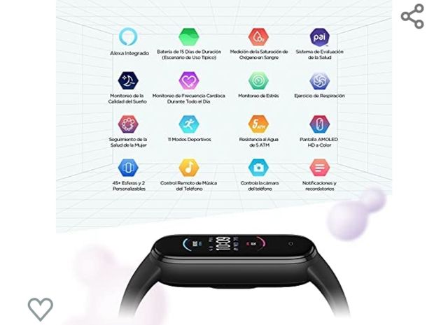 RELOJ AMAZFIT BAND 5