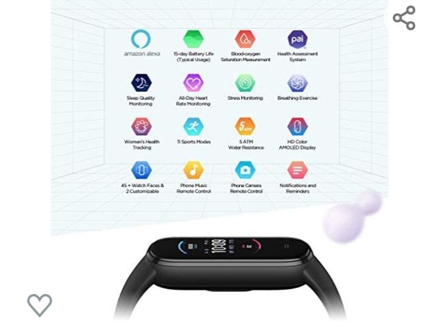 RELOJ AMAZFIT BAND 5