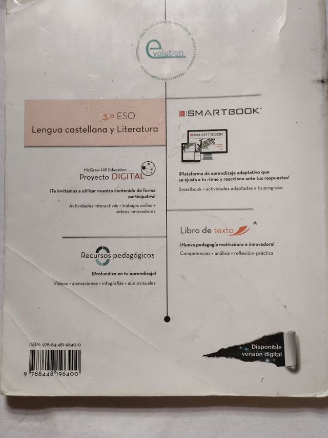 Libro Lengua y Literatura 3ESO