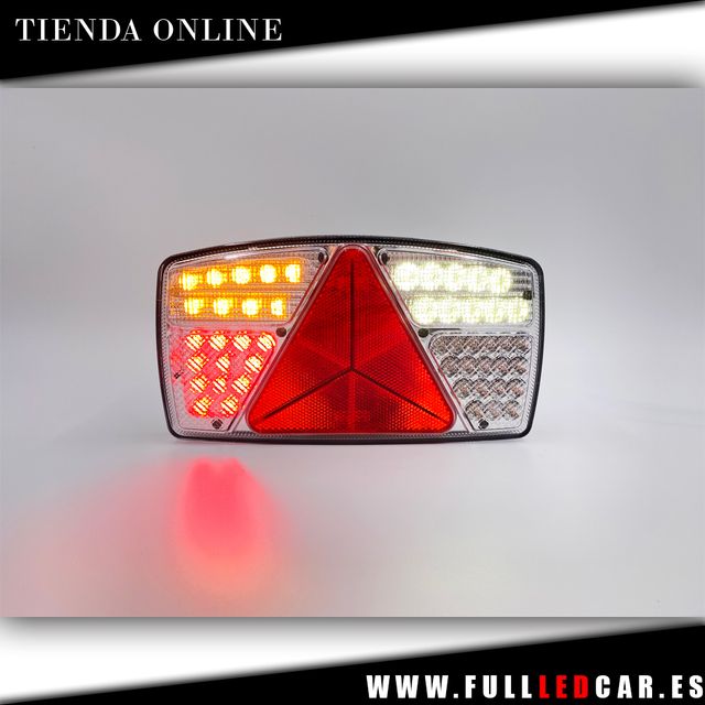 PILOTOS LED APRA REMOLQUE CON TRIANGULOS 12V 24V