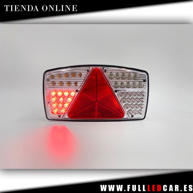 PILOTOS LED APRA REMOLQUE CON TRIANGULOS 12V 24V