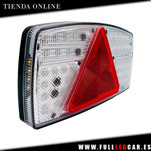 PILOTOS LED APRA REMOLQUE CON TRIANGULOS 12V 24V