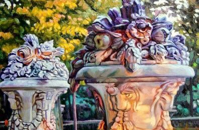 CUADRO. JARDINES DE ARANJUEZ I.