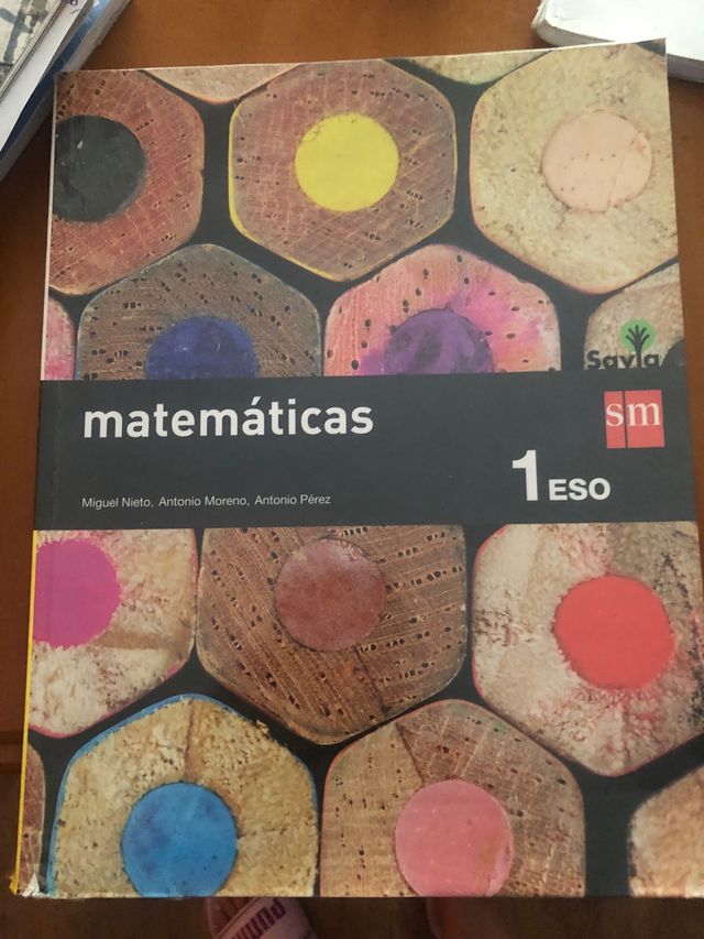 Libro 1eso de matemáticas. Sm