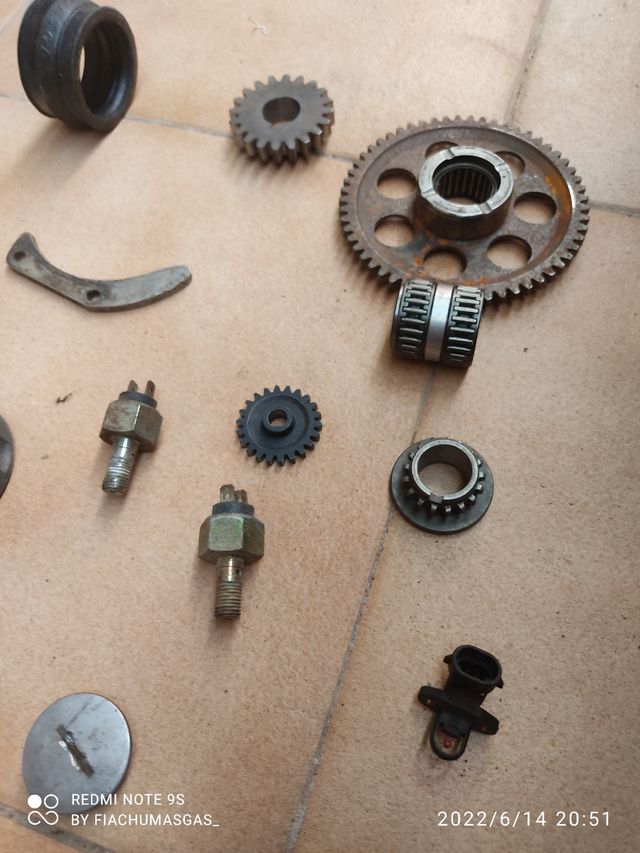 restos de despiece gasgas 450