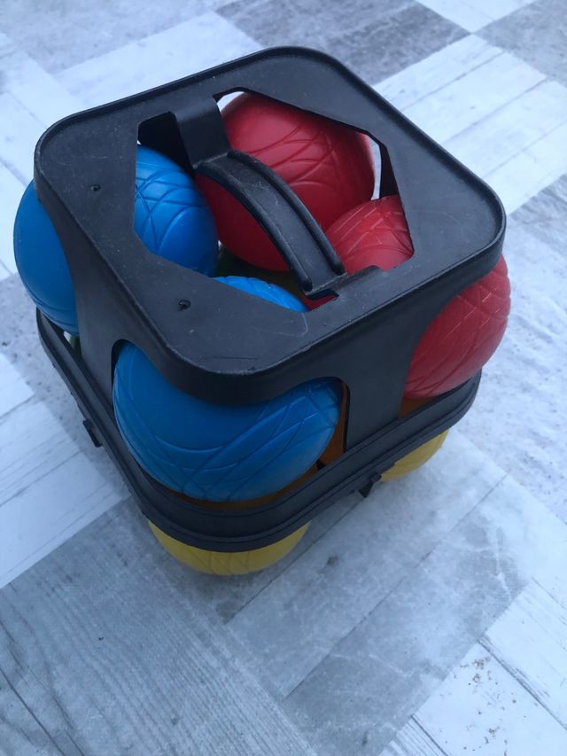 Juego de petanca playa