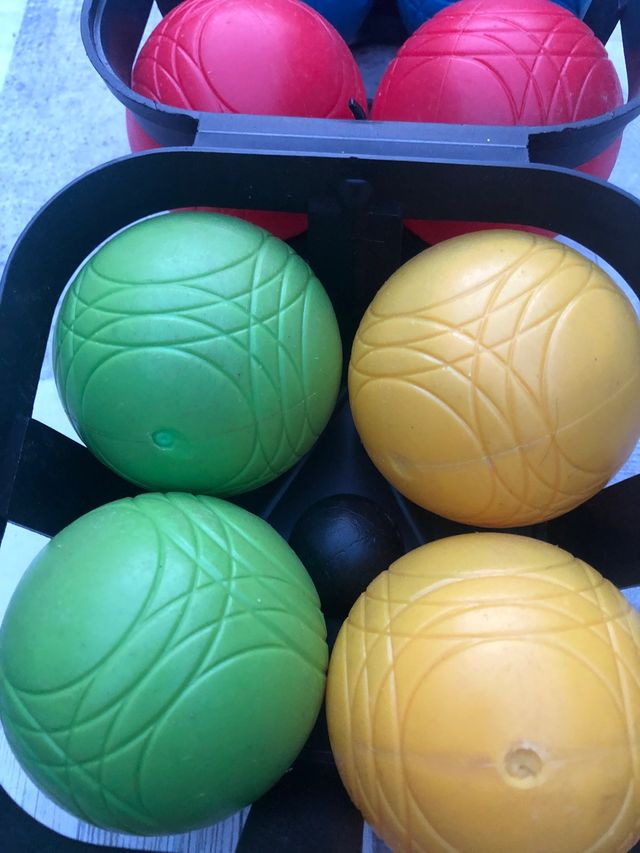 Juego de petanca playa