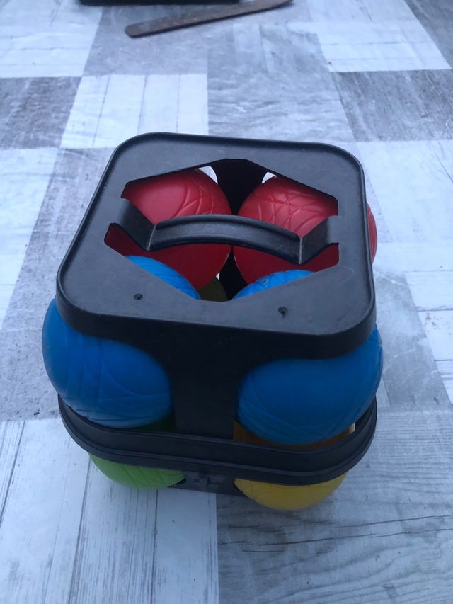 Juego de petanca playa