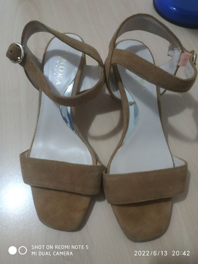 sandalia de ante talla 36