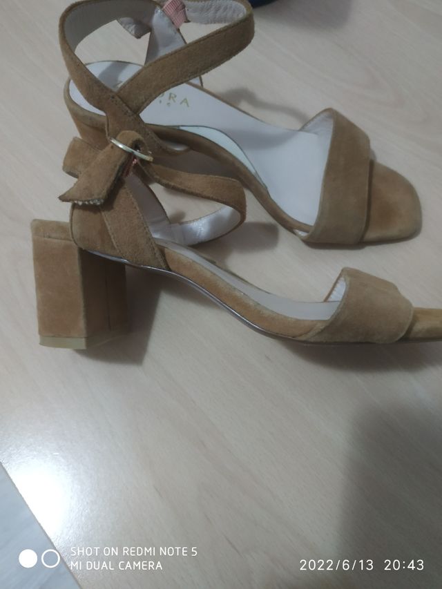 sandalia de ante talla 36