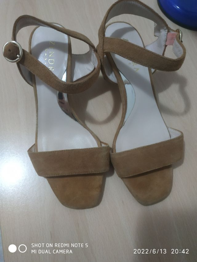 sandalia de ante talla 36