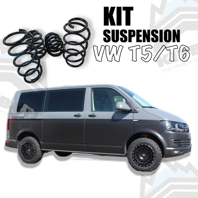 4 muelles reforzados  vw t,5 t6