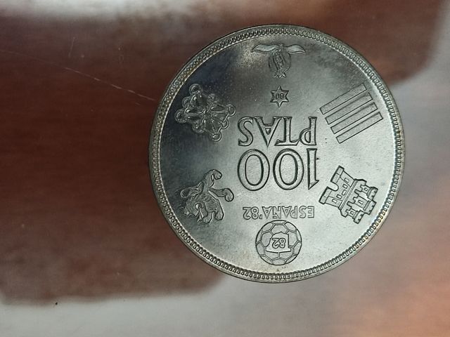 LOTE DE 34 de 100 pts Rey Juan Carlos mundial 1982