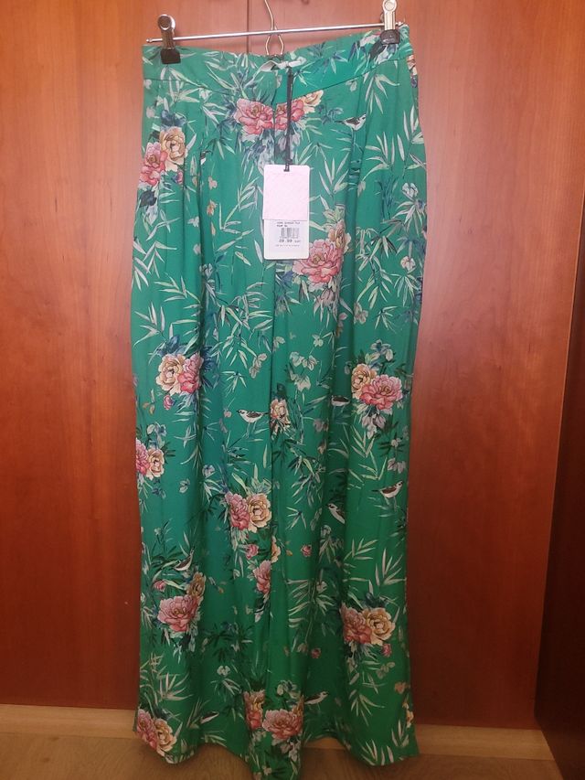 pantalones verdes marca nafnaf nuevos