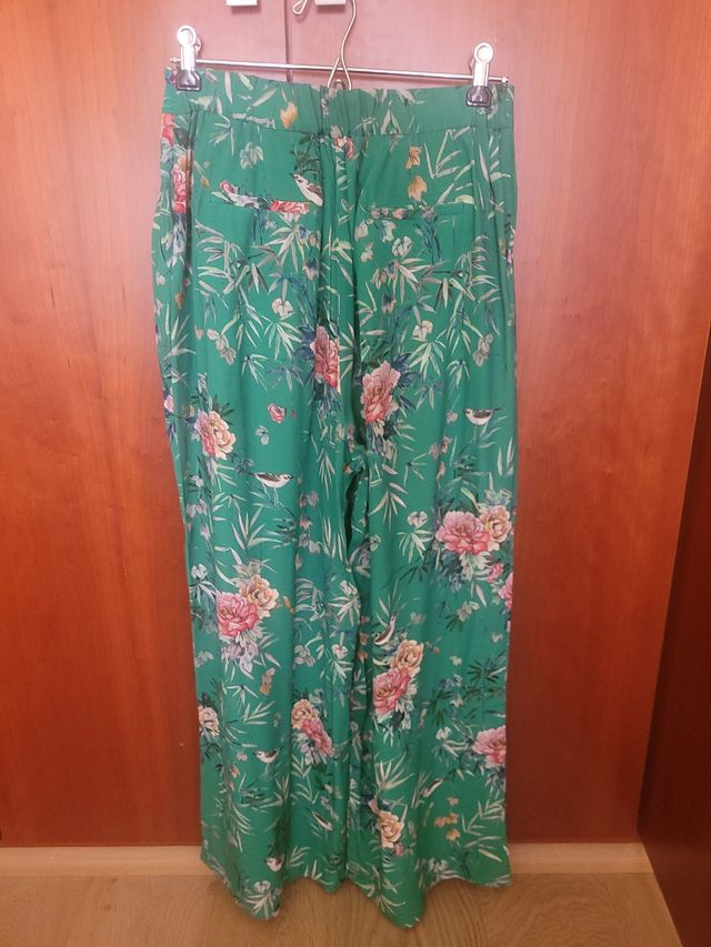pantalones verdes marca nafnaf nuevos