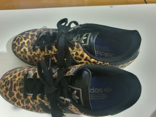 adidas samoa leopard