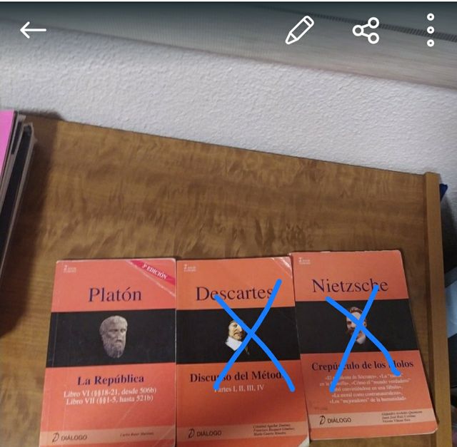 Filósofos. Segundo de bachiller.