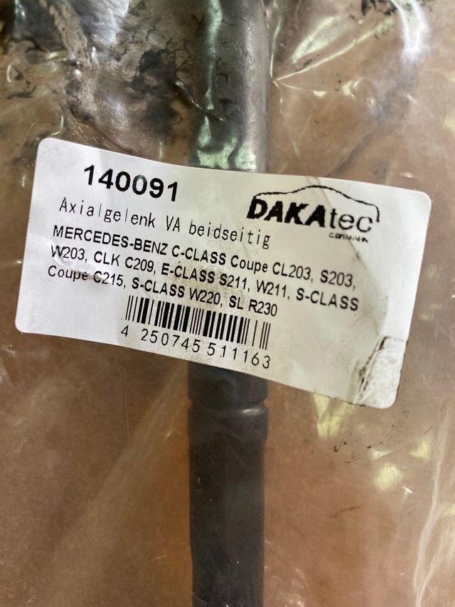 Rótula axial dirección Mercedes nueva