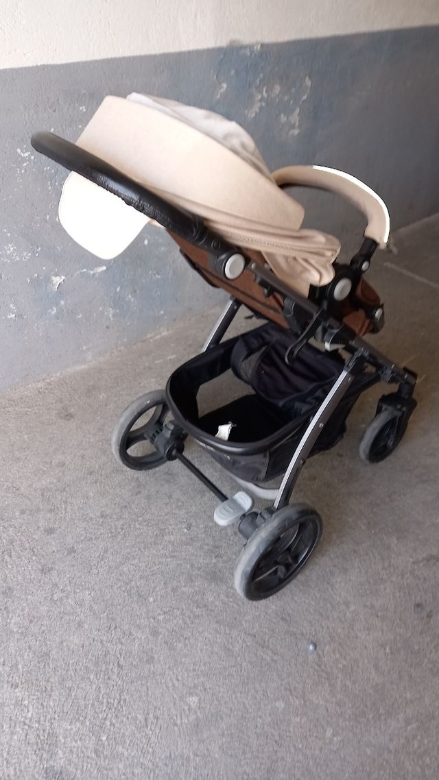 Carro bebé con maxicosi, cuco y silla paseo