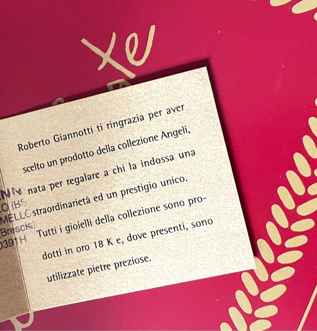 Collana Collezione Angeli ROBERTO GIANNOTTI