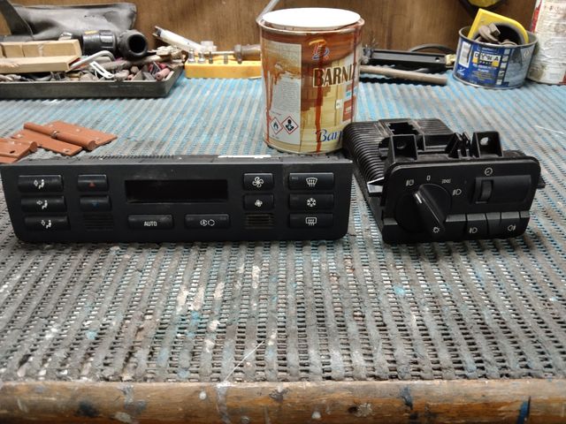 Llanes de luces  y climatizador BMW e 46