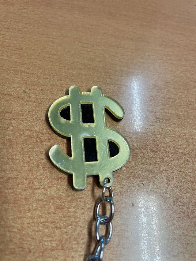 Llavero Simbolo Dinero
