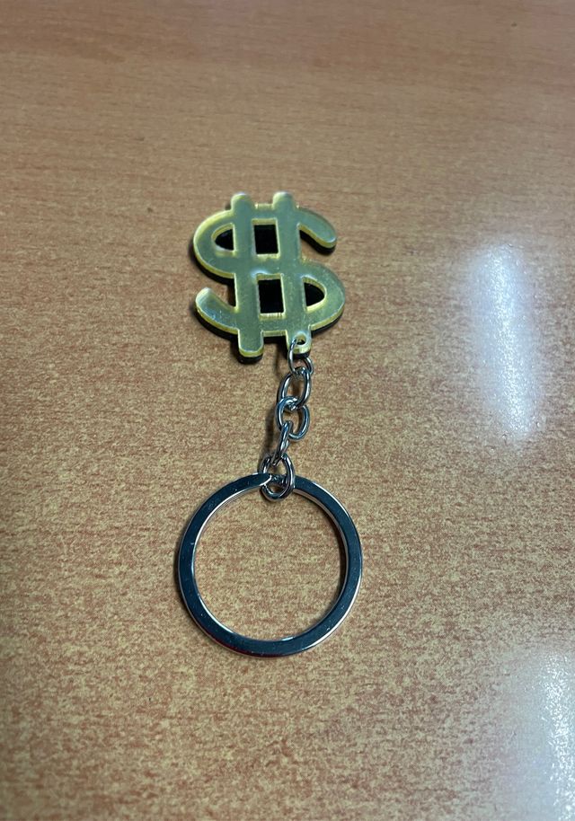 Llavero Simbolo Dinero