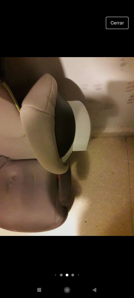 sillita de coche marca Cybex, solution Mfix.