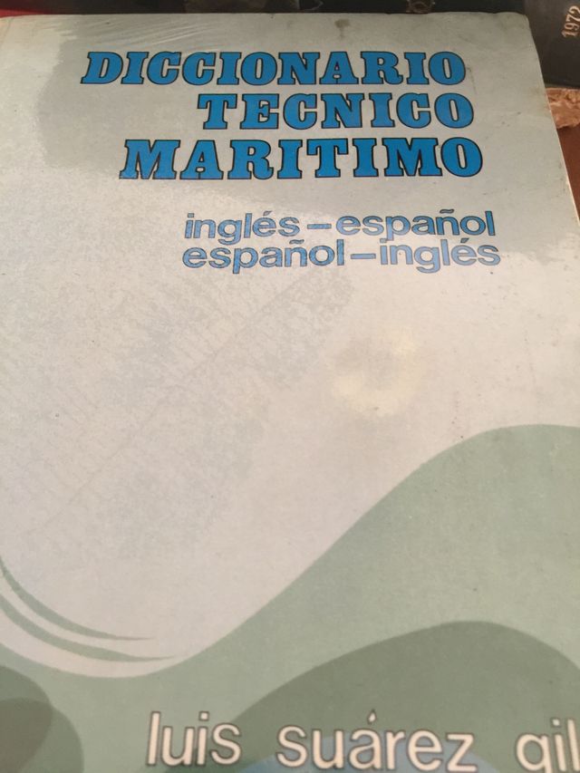 Diccionario técnico de la marina