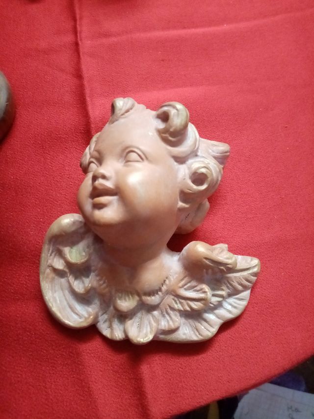 Angelito. Angel de la Guarda. Artesanía.