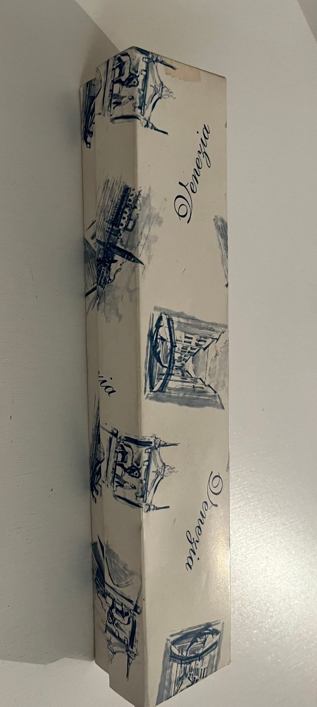 Pluma de Cristal con Tinta y Caja- MURANO ITALIA -