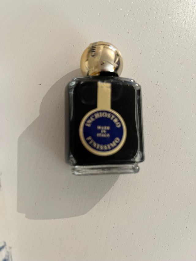 Pluma de Cristal con Tinta y Caja- MURANO ITALIA -