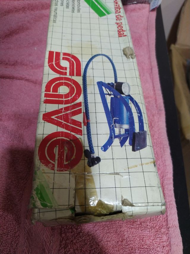 bomba de pie para inflar vintage