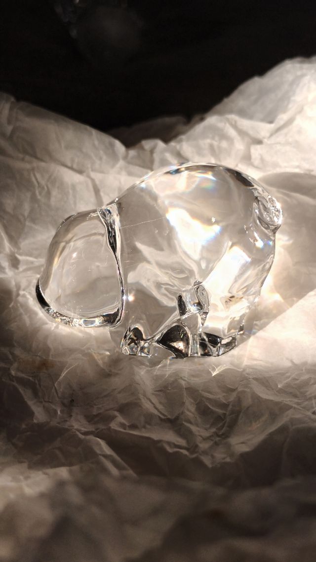 ORSETTO CRISTALLO COLLE vintage 90