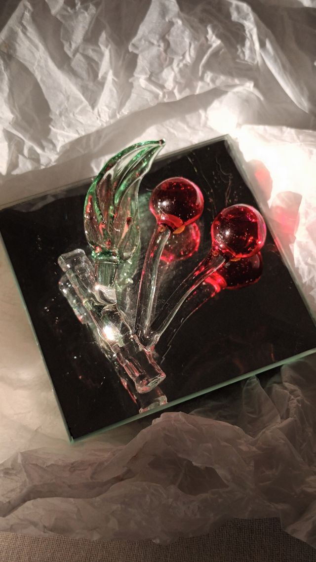 CILIEGIE DI CRISTALLO CRISART vintage 90