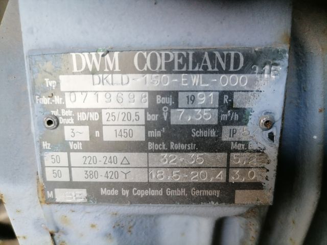 motor cámara frigorifica