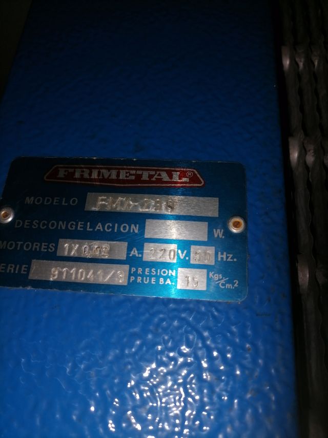 motor cámara frigorifica
