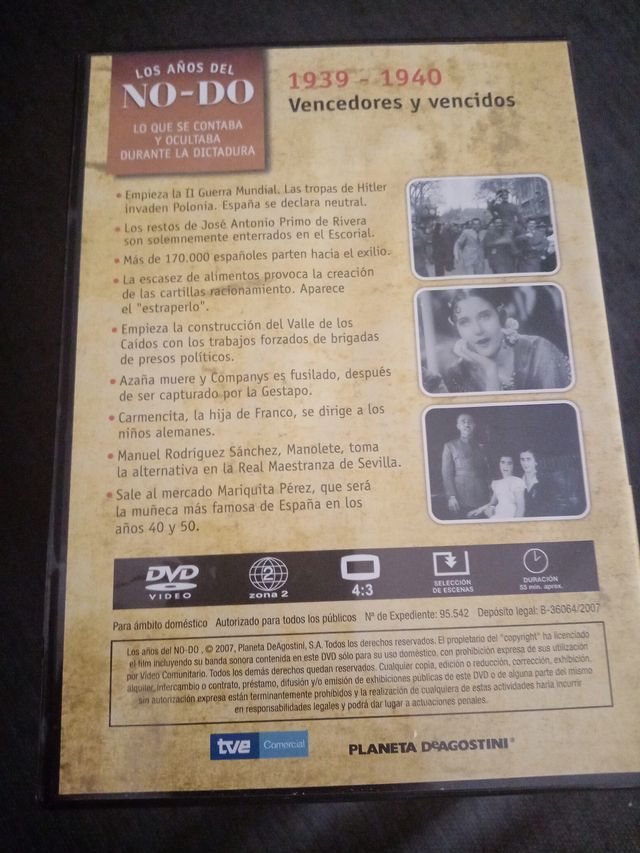 13 DVD Los Años Del No - do 1939 hasta 1953