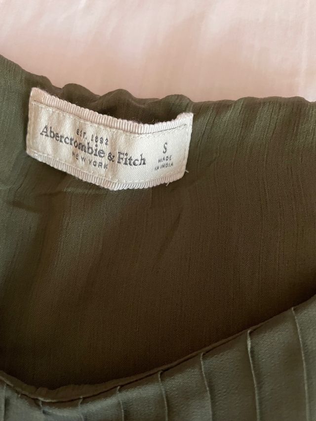 Camiseta verde de Abercrombie & Fitch