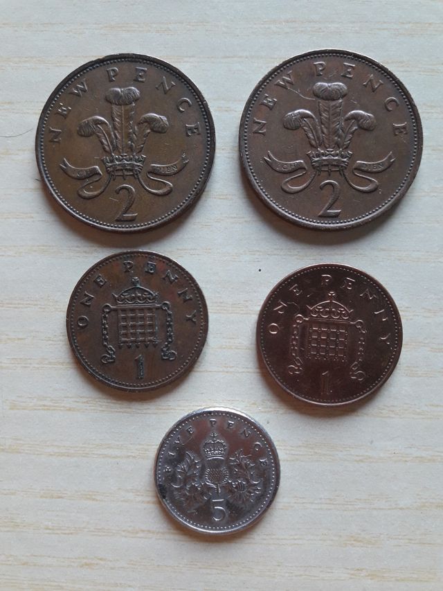 Monete del Regno Unito a 20 cent l'una