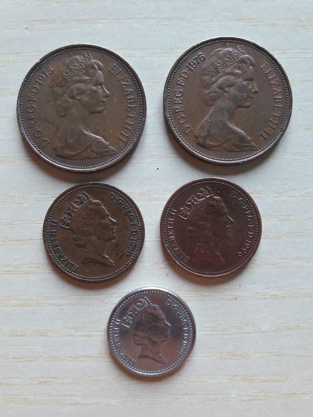 Monete del Regno Unito a 20 cent l'una