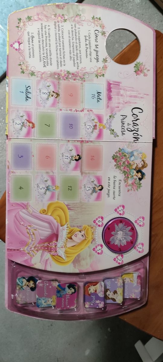 libro de juego de princesas
