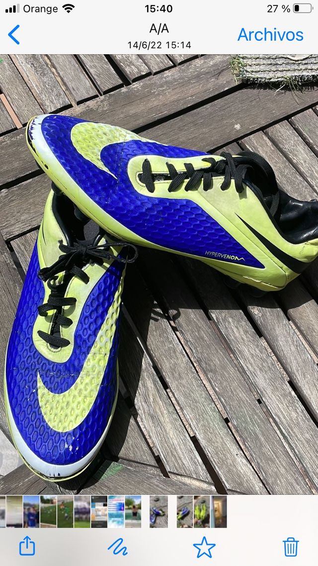 Botas fútbol Hipervenon Nike