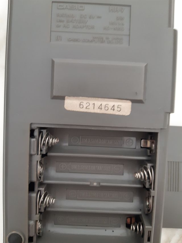 Calculadora Casio HR-7. Funciona perfeitamente