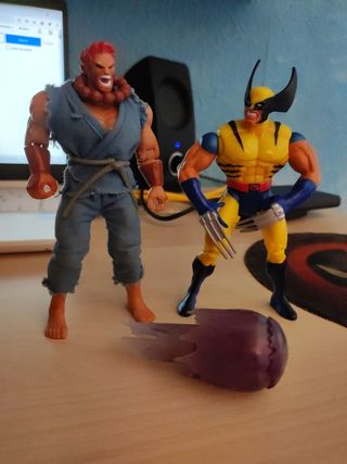 トイビズ　X-MEN ストリートファイター ウルヴァリンvs豪鬼　marvel トイビズ X-MEN ストリートファイター ウルヴァリンvs豪鬼 marvel