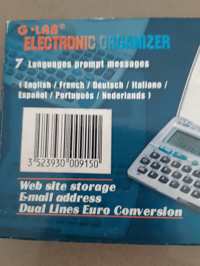 Organizador eletrônico. 48 KB. G-LAB DB1420/48