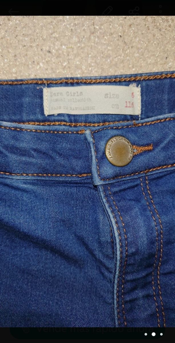 vaqueros zara talla 6 + REGALO