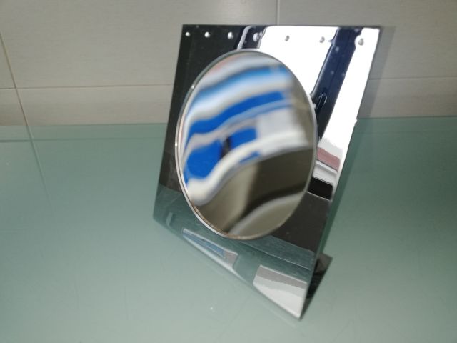 ESPEJO BAÑO DE AUMENTO.DISEÑO.ACERO INOXIDABLE